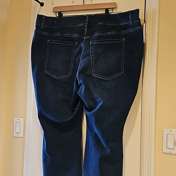 Lane Bryant High Rise Skinny Jeans Dark Blue in size 26 - Picture 7 of 11